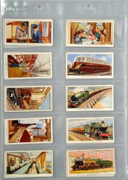 Appraisal: Ogden's Modern Railways Tobacco Card Set Description This rare card