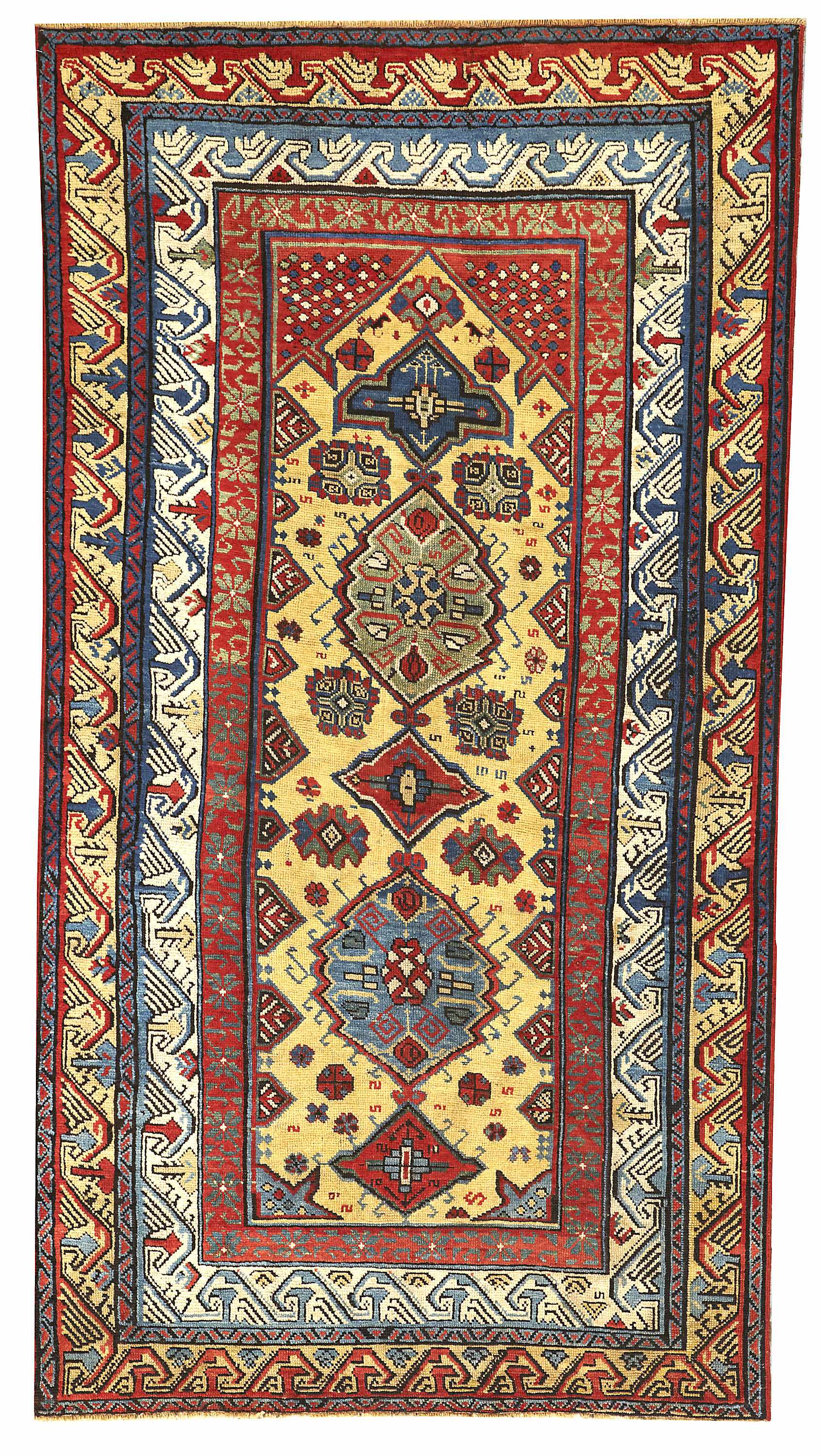 Appraisal: A Kuba rug Caucasuscirca size approximately ft in x ft