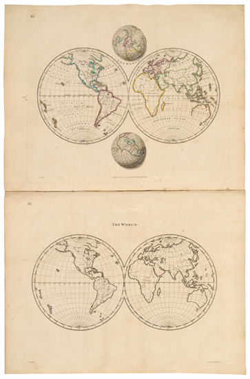 Appraisal: PATTESON EDWARD A General and Classical Atlas mapsheets of to