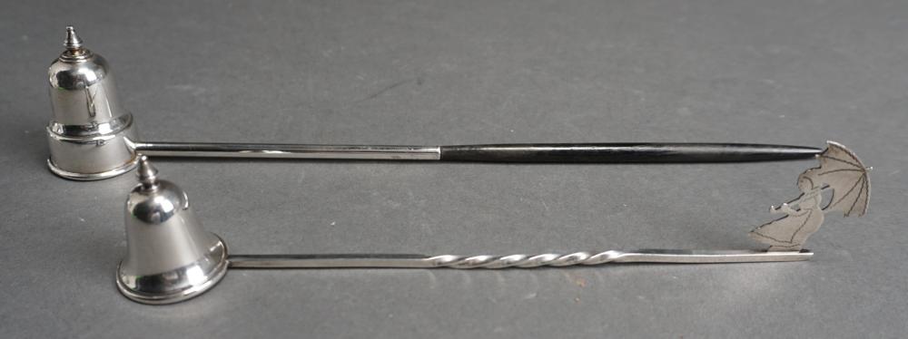 Appraisal: Two Sterling Silver Candle Snuffers