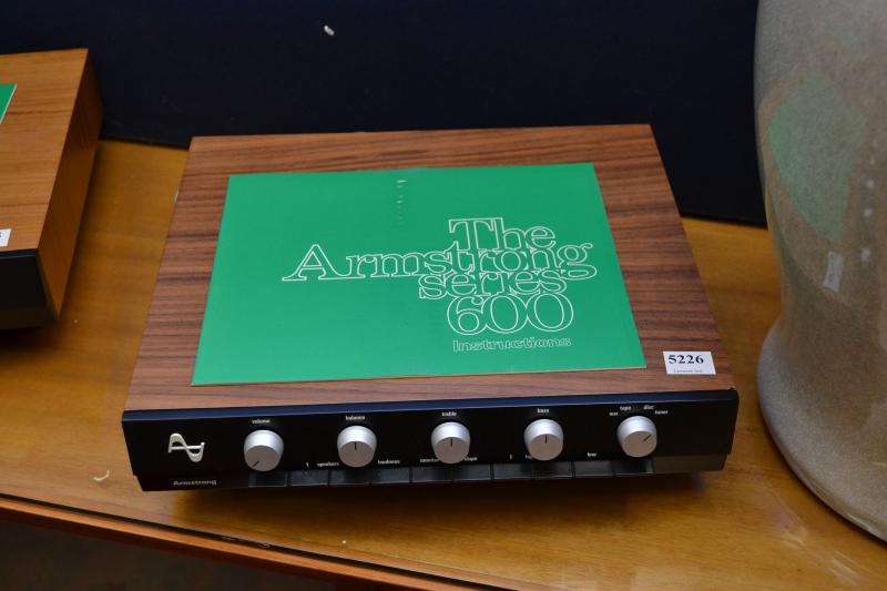 Appraisal: AN ARMSTRONG SERIES AMPLIFIER BOXED