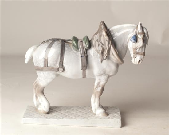 Appraisal: Royal Copenhagen Figure of Horse with Saddle artist name on