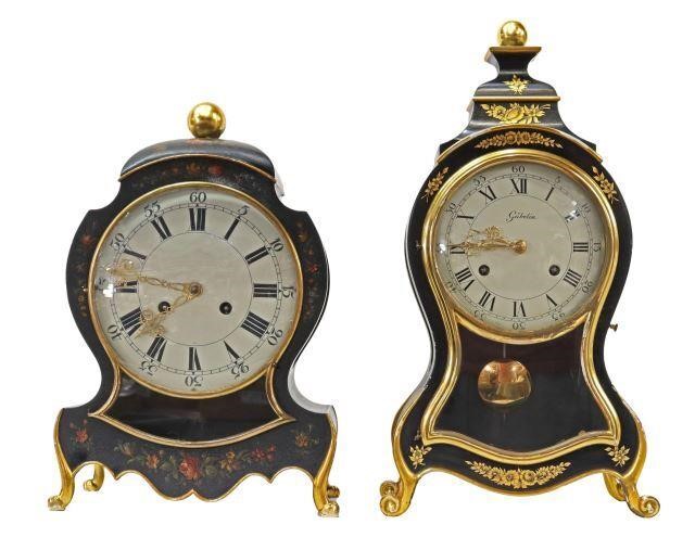 Appraisal: lot of Swiss Gubelin mantel clocks of varied form each