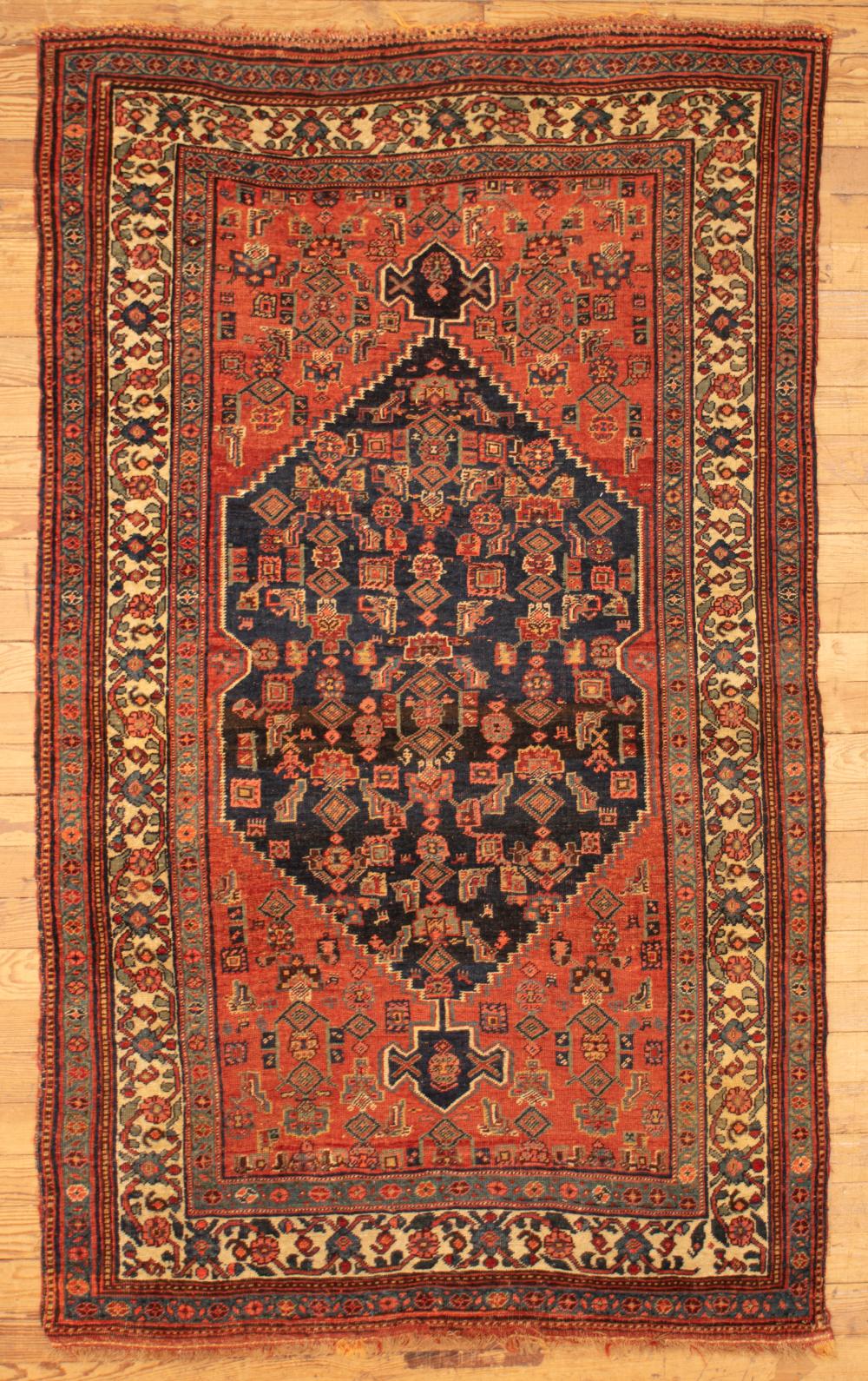 Appraisal: Bidjar Rug North Persia late th c wool foundation ft