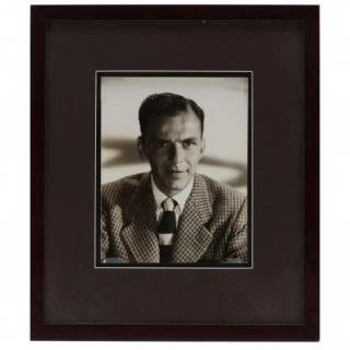 Appraisal: A Portrait Photograph of Frank Sinatra circa s silver gelatin