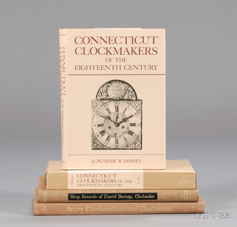 Appraisal: Three Horological Titles on th Century Connecticut Clock Making including