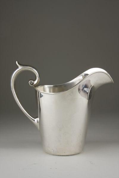 Appraisal: Gorham Durgin Sterling Silver Water Pitcher modern form with wide