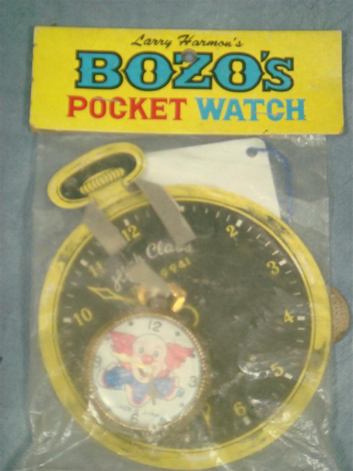 Appraisal: Japan Made vintage Bozo Pocket Watch mint in original sealed