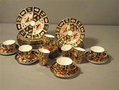 Appraisal: Royal Crown Derby 'Imari' pattern porcelain part dessert service th