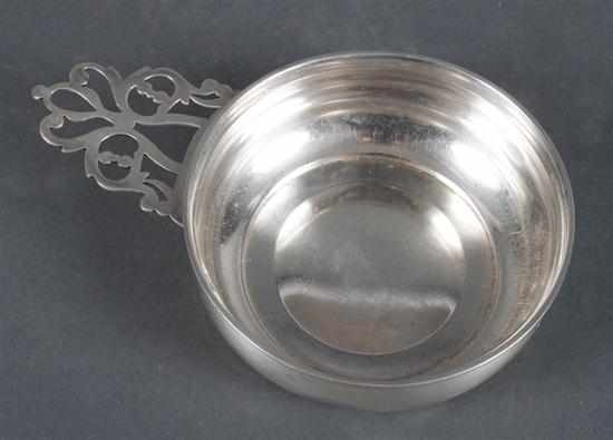 Appraisal: American sterling silver porringer Towle Silversmiths pattern in H in