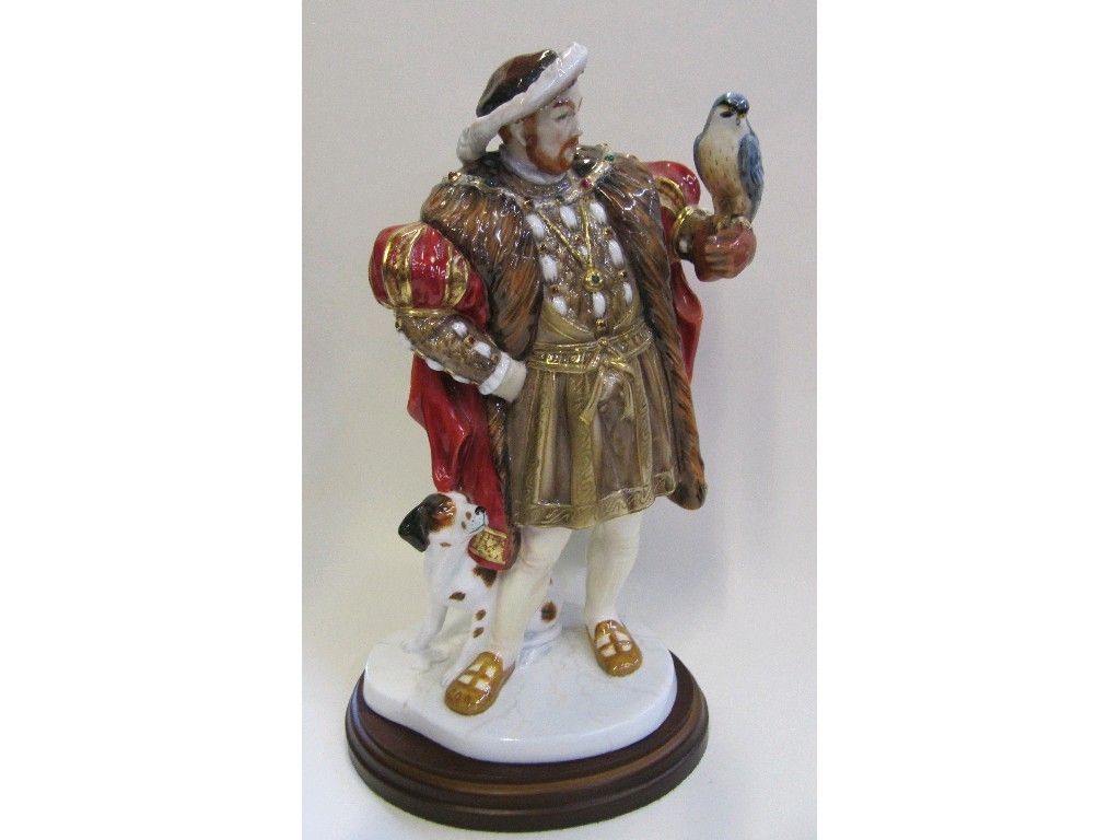 Appraisal: Seven Royal Doulton figures of King Henry VIII and his