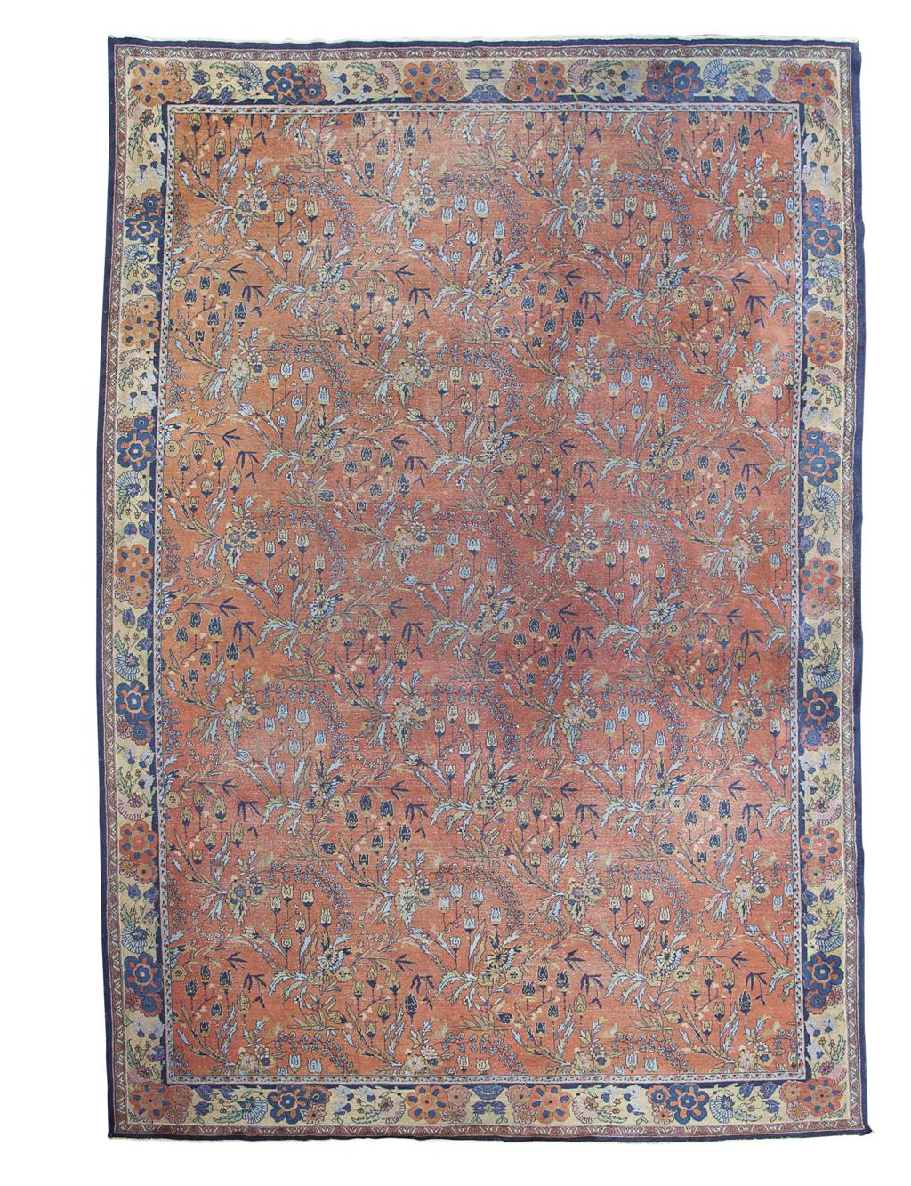 Appraisal: TABRIZ CARPET NORTHWEST PERSIA EARLY TH CENTURY the rust field