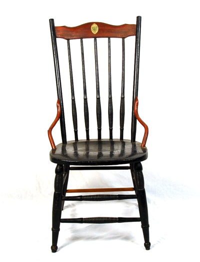 Appraisal: An E th C Sweetbriar College Chair painted having a