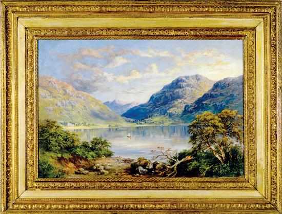 Appraisal: MacNeil McLeay Scottish - SCENE AT THE HEAD OF LOCH