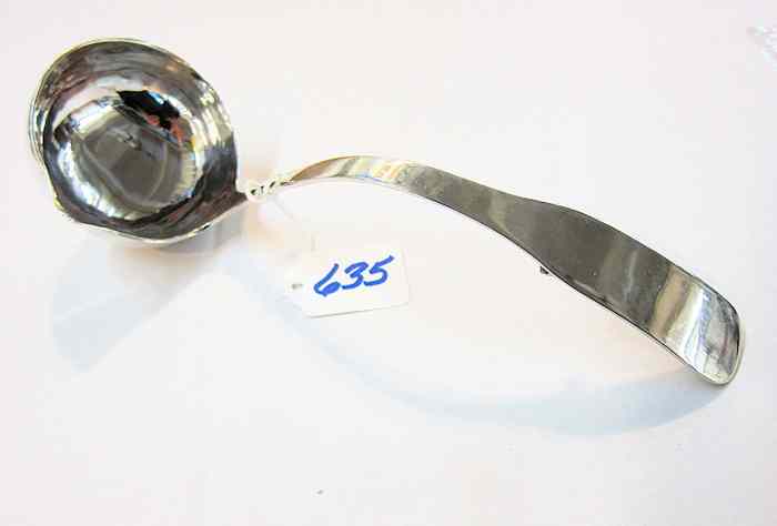 Appraisal: SANBORN'S MEXICO HAND MADE STERLING SILVER LADLE length '' weight