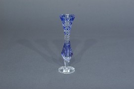 Appraisal: A large Murano glass vase together with a bohemia crystal