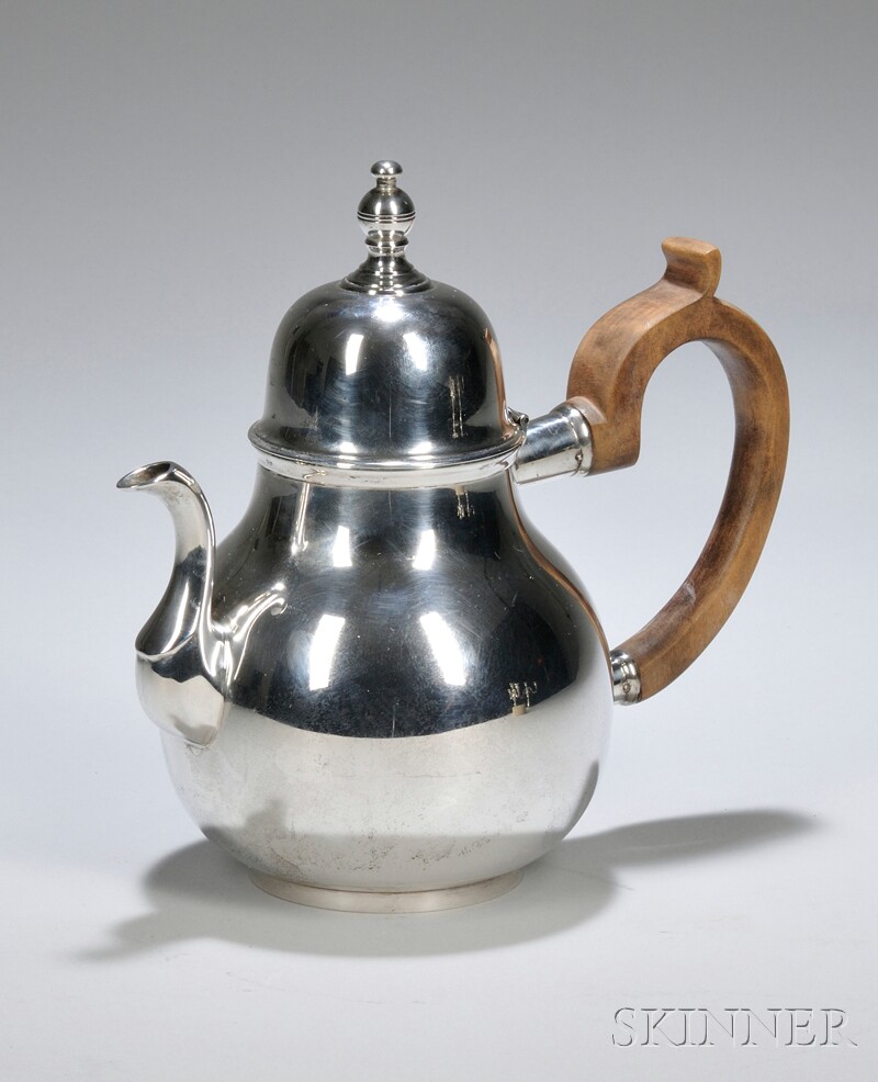 Appraisal: Gorham Sterling Silver John Coney Historical Reproduction Teapot produced for