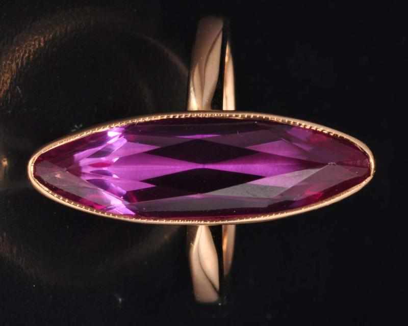 Appraisal: K Y Gold Pink Spinel Ring Description Pink Spinel ct