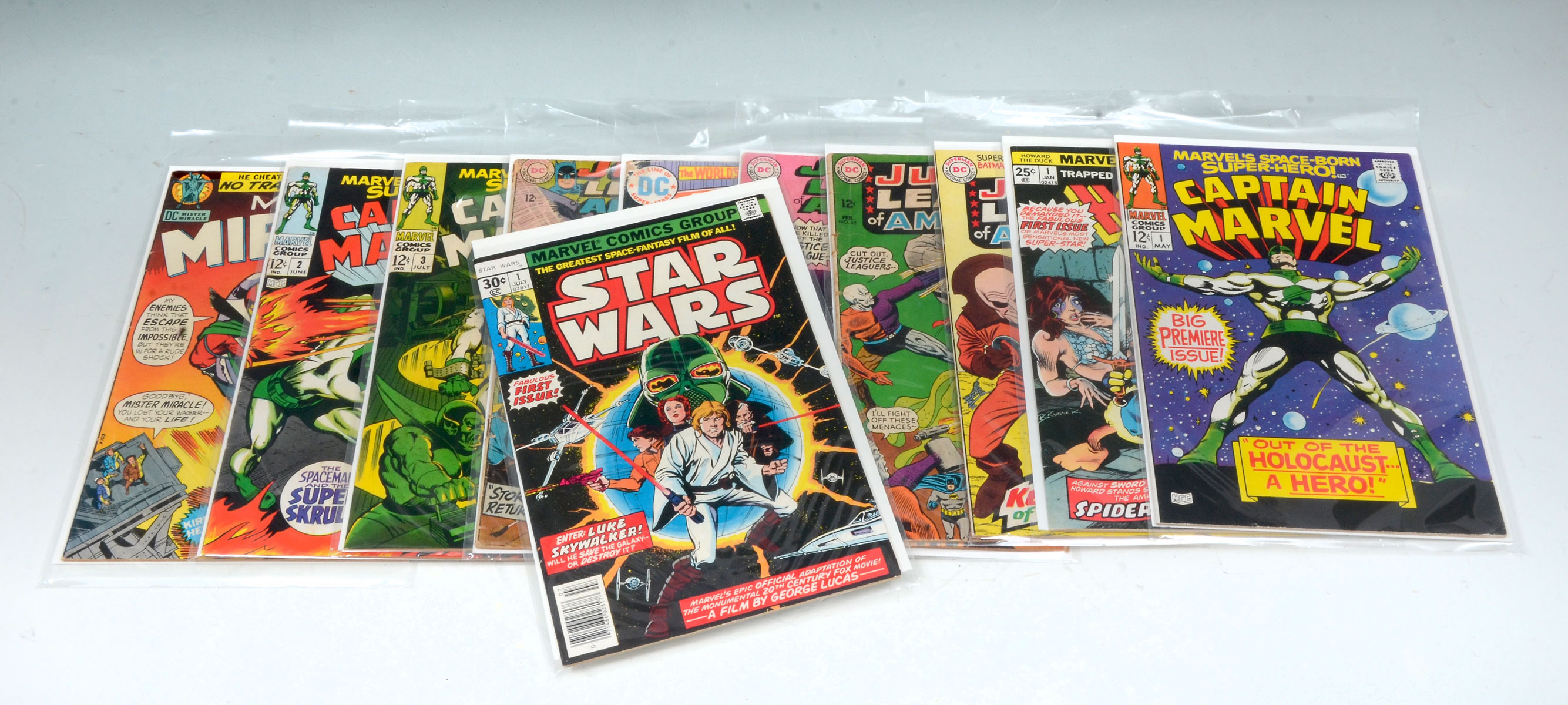 Appraisal: PC COMIC BOOK COLLECTION Comprising Star Wars Howard The Duck