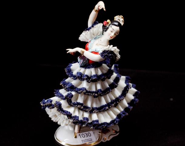 Appraisal: A crinoline figure of Carmen