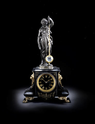 Appraisal: A good late th Century French Mystery clock Guilmet number