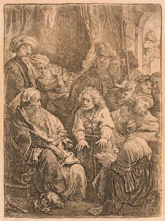 Appraisal: REMBRANDT HARMENSZ VAN RIJN Leiden - Amsterdam Joseph Recounting his