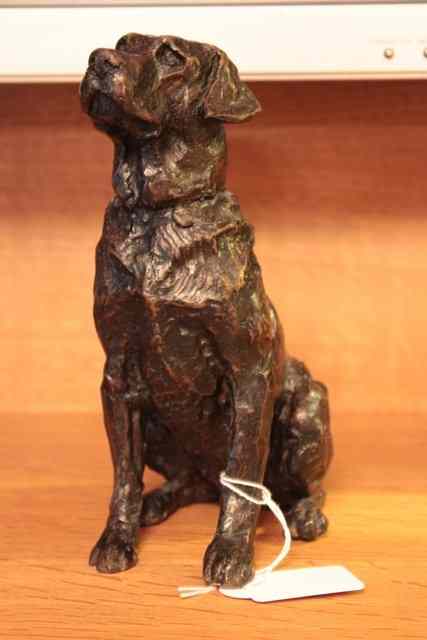 Appraisal: AN R COOK LABRADOR BRONZE signed and numbered high