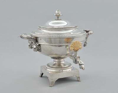 Appraisal: A Sterling Silver Tea Urn Paul Storr London ca -