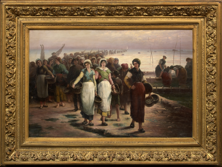 Appraisal: Attributed to Philip Lodewijk Jacob Frederik Sadee Dutch - Fisherwomen