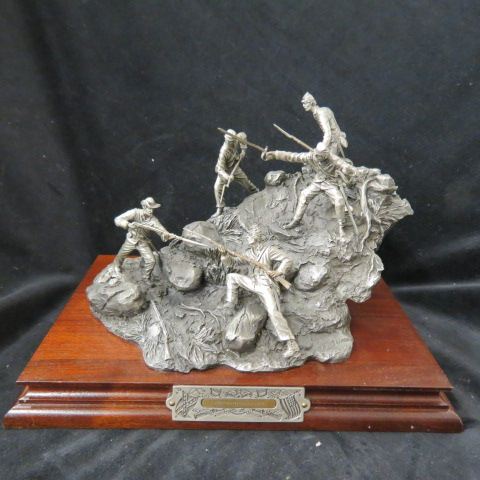 Appraisal: Chilmark Pewter Figurine The Swinging Gate civil war scene by