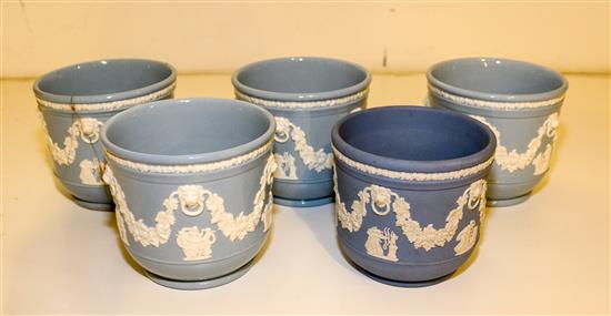 Appraisal: Sale Lot Five Wedgwood Jardinieres th century each with Neoclassical