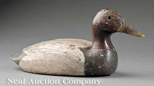 Appraisal: Decoy Canvasback by Reme Roussell Raceland LA bill repaired