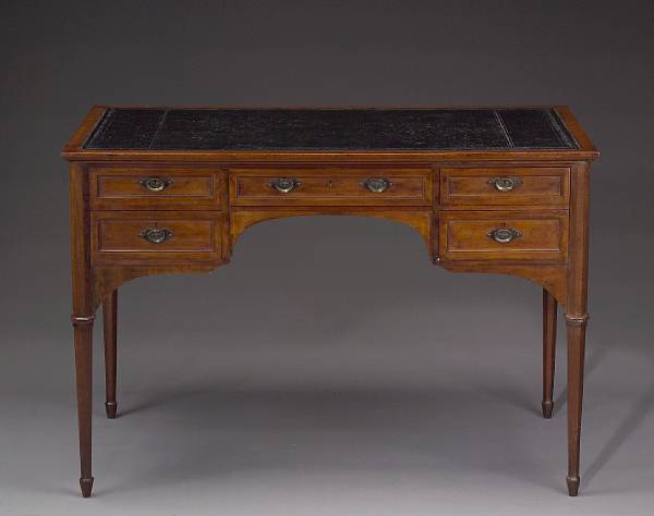 Appraisal: A Victorian mahogany writing desk in the manner of Gillows