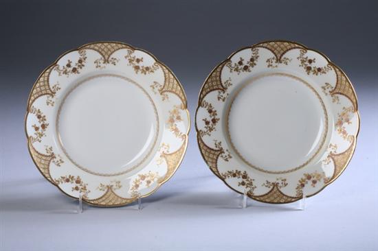 Appraisal: HAVILAND LIMOGES PORCELAIN SOUP PLATES Late th-early th century Scalloped