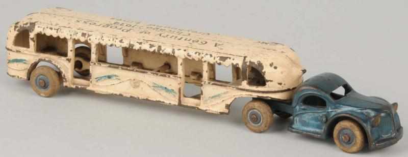 Appraisal: Cast Iron Arcade Century of Progress Bus Toy Description Circa