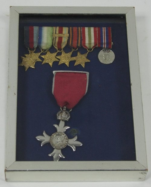 Appraisal: A group of miniature medals comprising - Star Africa Star