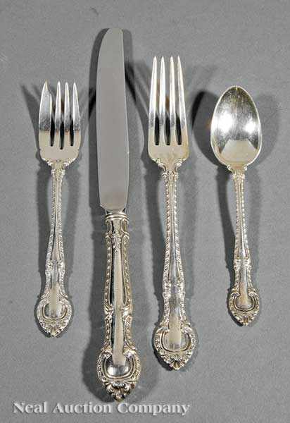 Appraisal: An American Sterling Silver Partial Flatware Service Gorham English Gadroon