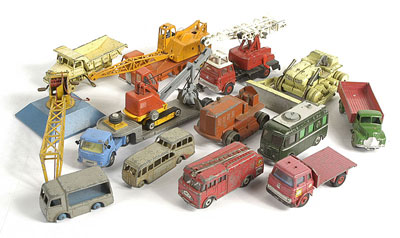 Appraisal: Corgi and Dinky a mixed group of unboxed Commercial Vehicles