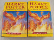 Appraisal: Two first editions of Harry Potter and the Order of