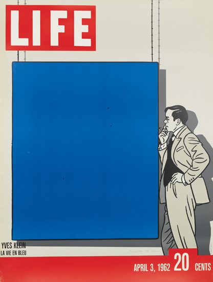 Appraisal: FLOC'H JEAN-CLAUDE FLOCH - LIFE YVES KLEIN LA VIE EN