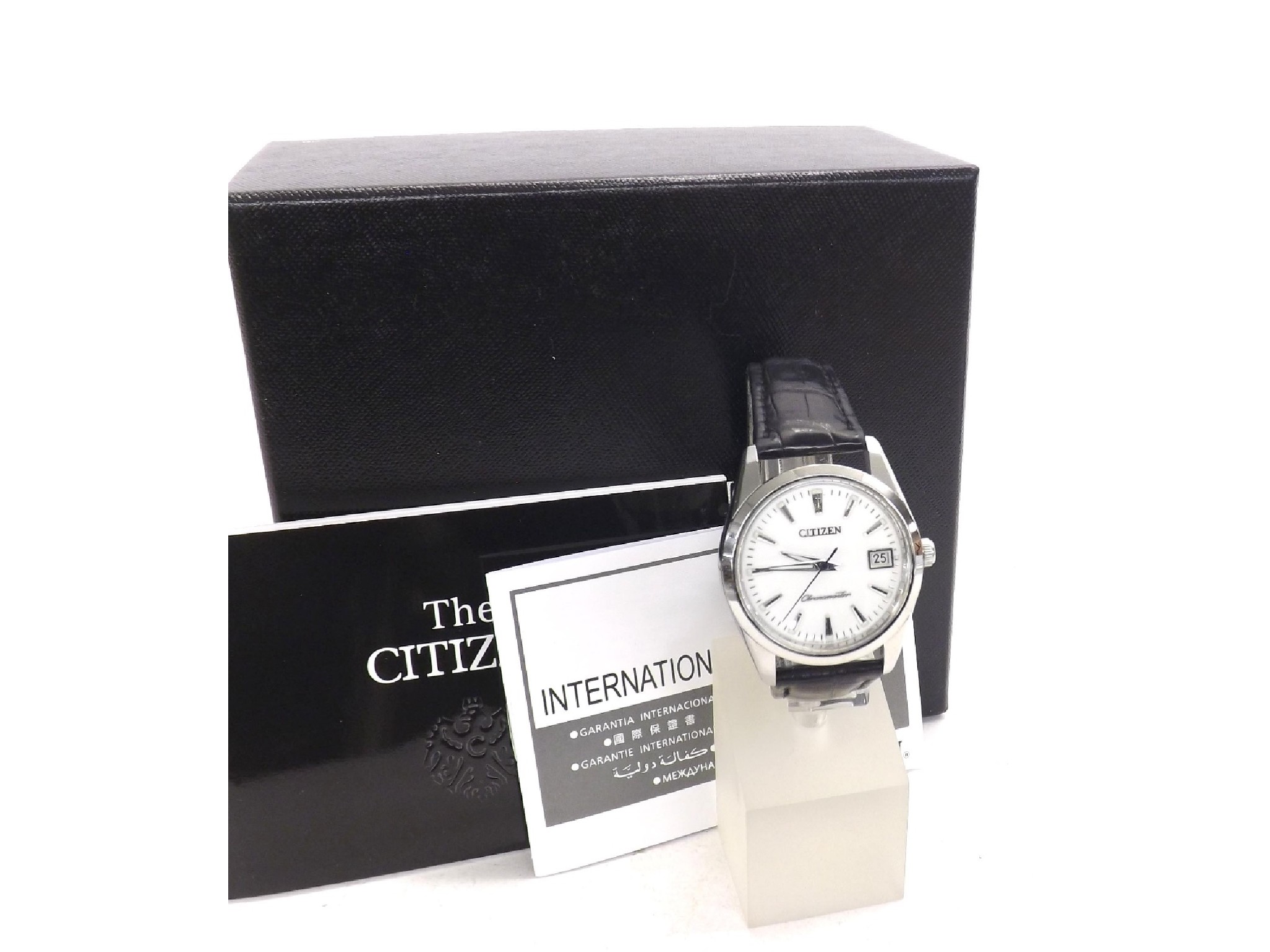 Appraisal: Citizen Chronomaster stainless steel gentleman's wristwatch ref CTQ - serial