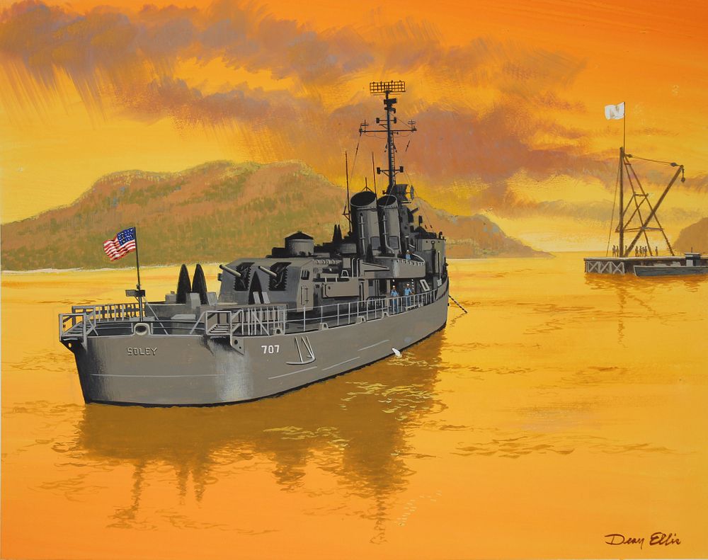 Appraisal: Dean Ellis - USS Soley Dean Ellis American - USS