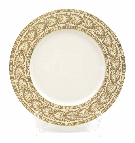 Appraisal: A group of fourteen Lenox porcelain plates with gilt heightened