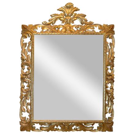 Appraisal: Italian Rococo Style Gilt-Wood Mirror Estimate -