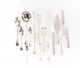 Appraisal: pc Christofle Perles Flatware Service for Christofle French founded circa