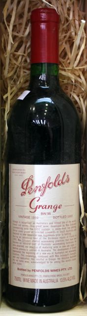 Appraisal: A bottle of Penfolds Grange Bin vintage boxed