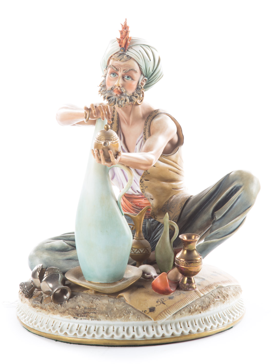 Appraisal: Capodimonte porcelain figure Aladino legendary figure from Arabian Nights tales