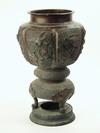 Appraisal: INCENSE BURNER - th c Japanese bronze incense burner with