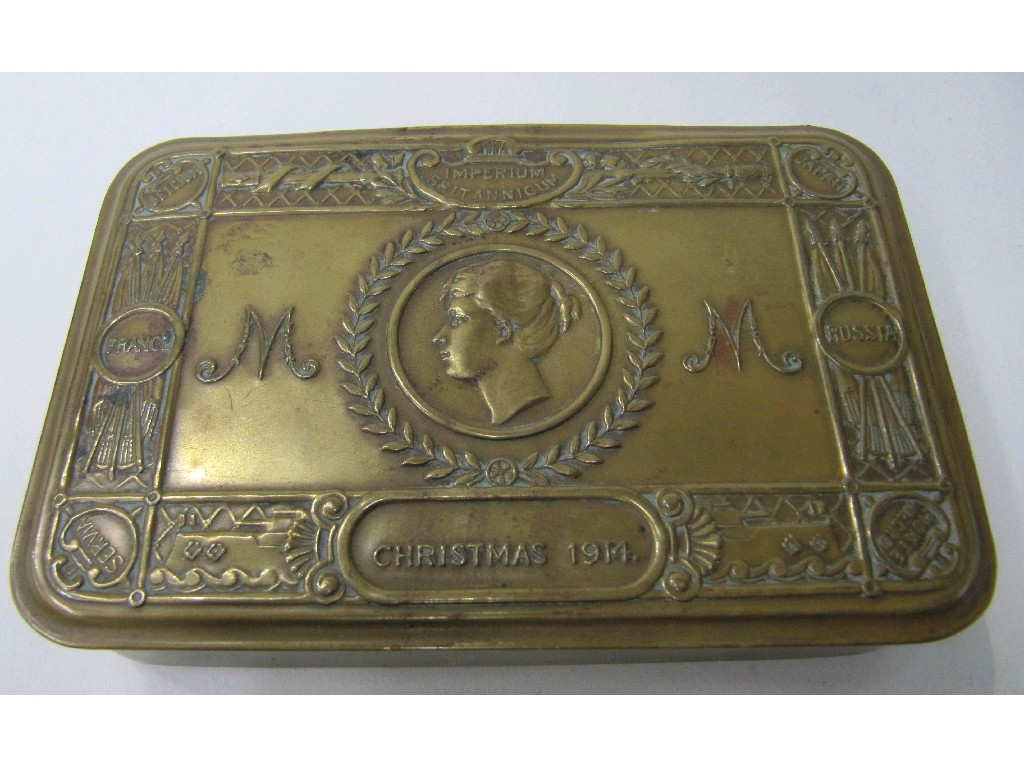 Appraisal: Lot comprising Christmas tin and contents - fork etc