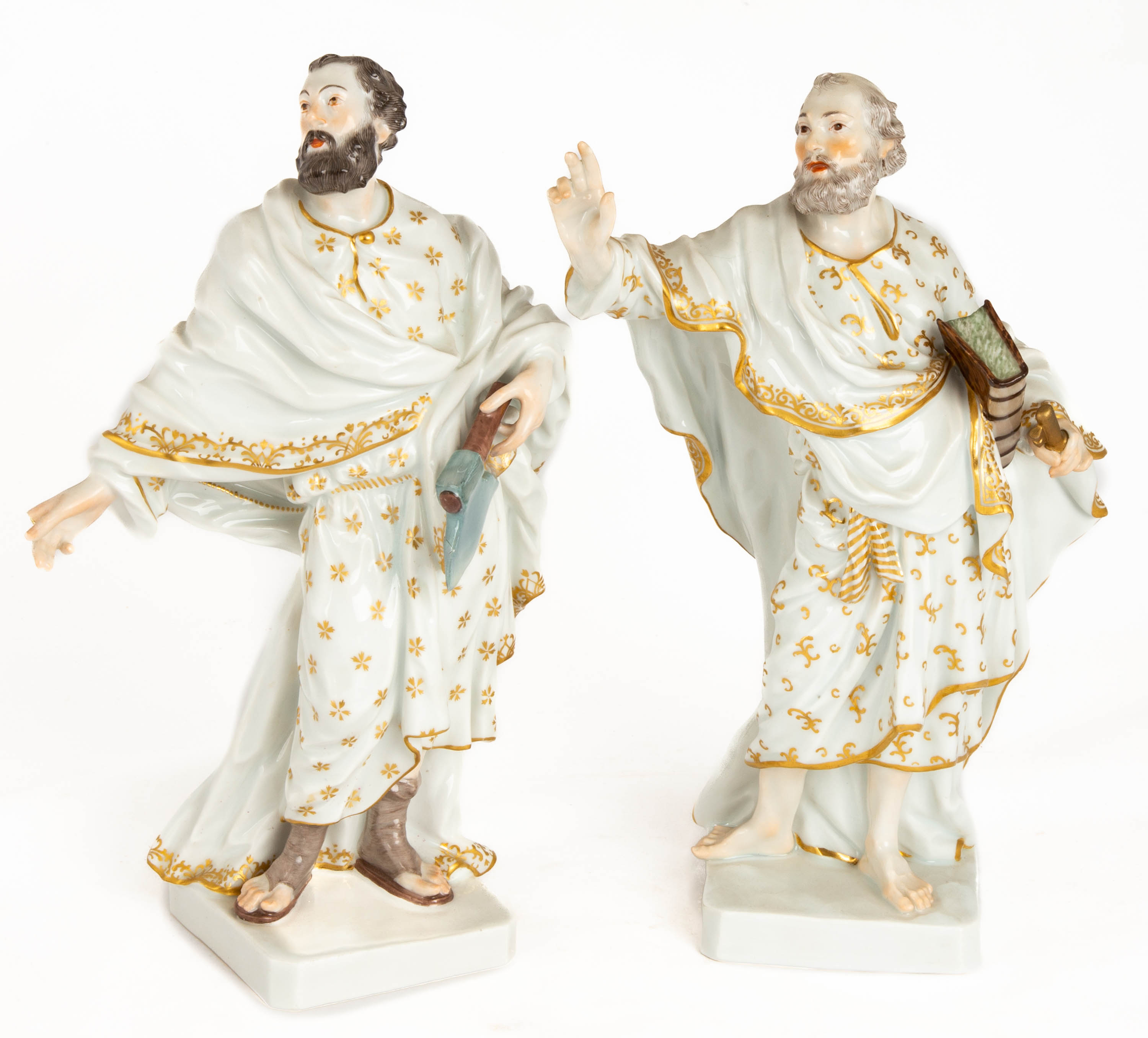 Appraisal: MEISSEN FIGURES th century J Matthias Spetrvs marked with blue